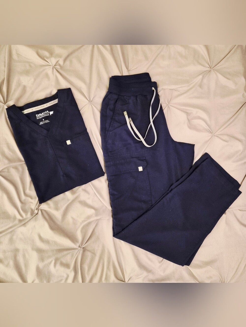 Men's FABLETICS Navy (S)Top  Drawstring Cargo Jogger (30-32W/32"L) Pants